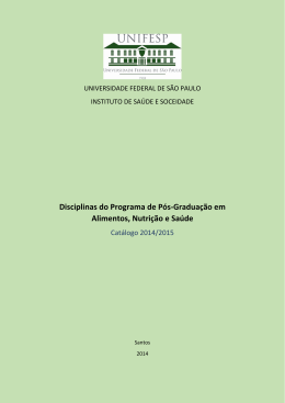 Acesse aqui o Cat&aacute;logo Completo das disciplinas do