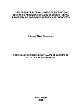 UNIVERSIDADE FEDERAL DO RIO GRANDE DO SUL