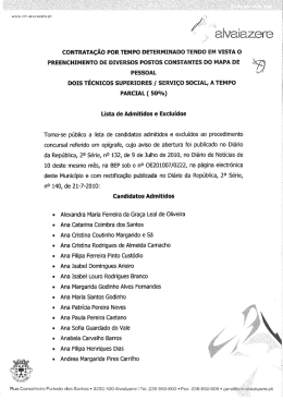 contrata&ccedil;&atilde;o por tempo determinado tendo em vista o preenchimento