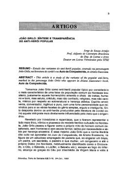 .Jo&Atilde;o GRILO: slNTEsE E TRANSPAR&Ecirc;NCIA Do ANTI