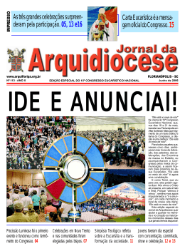 P&aacute;ginas - ed. 113 - junho 06.p65 - Arquidiocese de Florian&oacute;polis/SC