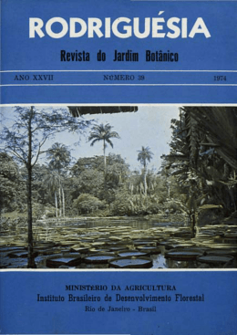 39 - Rodrigu&eacute;sia - Jardim Bot&acirc;nico do Rio de Janeiro