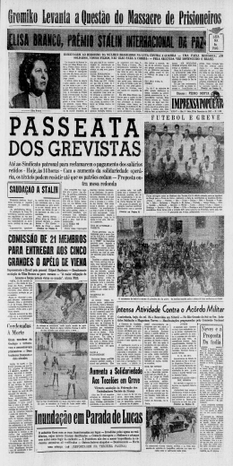 A ST&acirc;LI Aumenta a Solidariedade Aos Tecel&otilde;es em Grev
