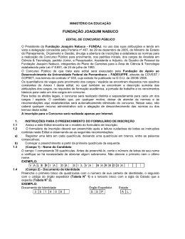 FUNDA&Ccedil;&Atilde;O JOAQUIM NABUCO
