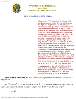Lei n&ordm; 11.292