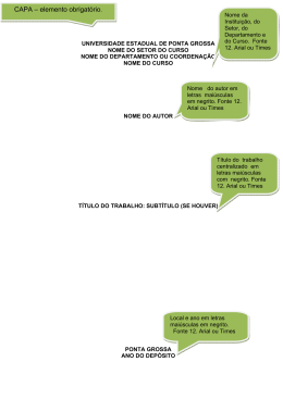 elemento obrigat&oacute;rio. - www3 UEPG