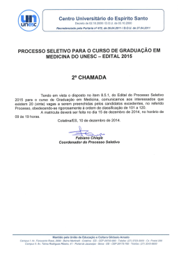 2ª chamada