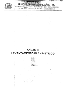 Anexo II - Presidente Oleg&aacute;rio Hoje