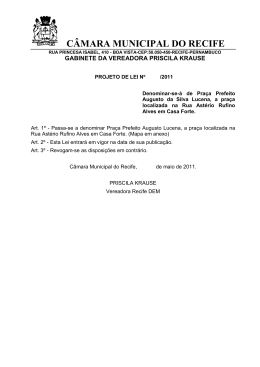 ` C&Acirc;MARA MUNICIPAL DO RECIFE