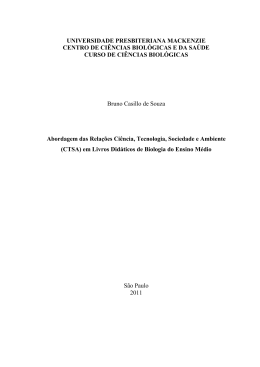 Abordagem das Rela&ccedil;&otilde;es Ci&ecirc;ncia, Tecnologia