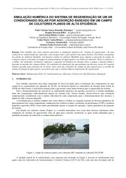 simula&ccedil;&atilde;o num&eacute;rica do sistema de regenera&ccedil;&atilde;o de um ar