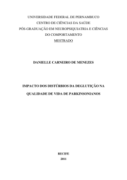 universidade federal de pernambuco centro de ciências da saúde