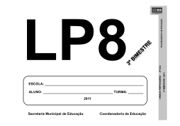 8&ordm; Ano - BIO NA REDE