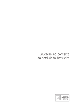 Educa&ccedil;&atilde;o no contexto do semi-&aacute;rido brasileiro - Konrad