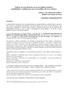 Politicas de a&ccedil;&atilde;o afirmativa no servi&ccedil;o p&uacute;blico - siare