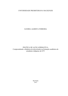 Sandra Alberta Ferreira - Universidade Presbiteriana Mackenzie