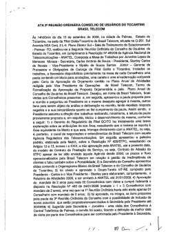 ATA 2Ê REUNIÃO ORDINÁRIA CONSELHO DE USUÁRIOS DO