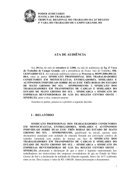 senten&ccedil;a sindcarga