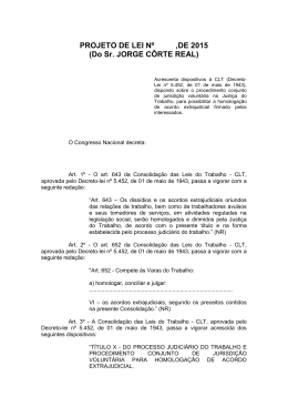 PROJETO DE LEI Nº ,DE 2015 (Do Sr. JORGE CÔRTE REAL)