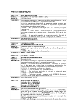 Acesse aqui a rela&ccedil;&atilde;o dos processos