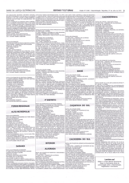 DIARIO DA JUSTI&Ccedil;A ELETRONICO