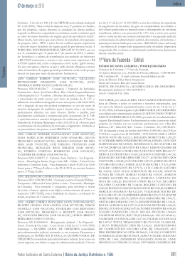 DJSC n. 1584 disponibilizado em 07-03-2013, p. 881-882