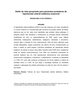 Estilo de vida apropriado para pacientes portadores de