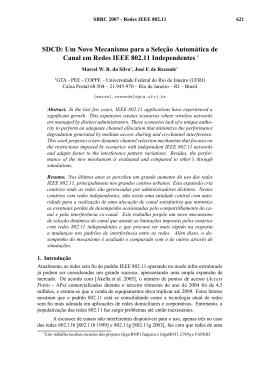 SDCD: Um Novo Mecanismo para a Sele&ccedil; &tilde;ao - CE