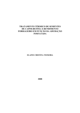 Elaine Cristina Teixeira - Produ&ccedil;&atilde;o Vegetal no Semi&aacute;rido