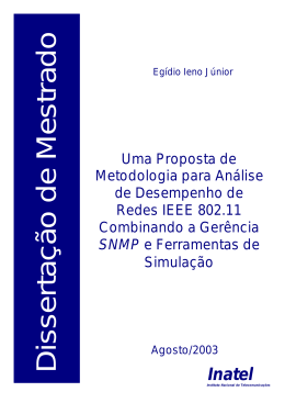 Disserta&ccedil;&atilde;o de Mestrado