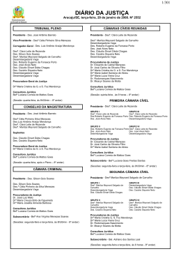 Di&aacute;rio da Justi&ccedil;a de Sergipe - Tribunal de Justi&ccedil;a de Sergipe