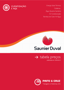 Tabela de Pre&ccedil;os - Grupo Pinto & Cruz