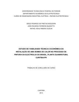 estudo de viabilidade t&eacute;cnica e econ&ocirc;mica da instala&ccedil;&atilde;o