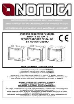 inserts de hierro fundido inserts en fonte recuperadores de calor em