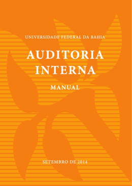 Capa Auditoria Interna.indd - Superintendência de Avaliação e