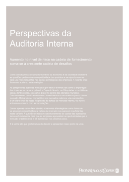 Perspectivas da Auditoria Interna