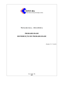 Probabilidade e distribuiao de probabilidade (completo)