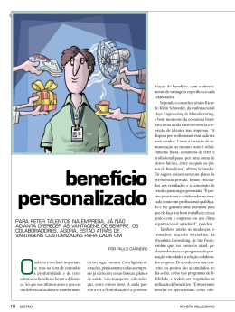 Benefício personalizado - Revista Pelegrino