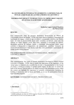 8370 da sociedade da informa&ccedil;&atilde;o ao direito