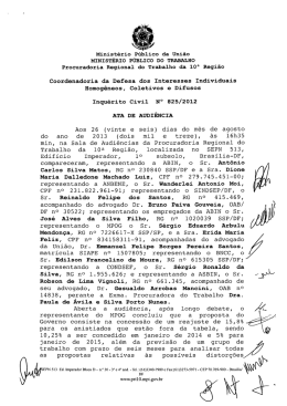 ATA da reunião