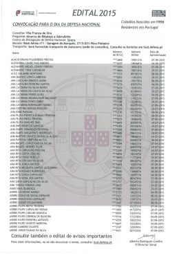 Editais do Dia da Defesa Nacional - Junta de Freguesia de Alverca