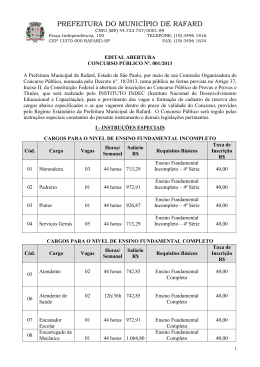Abertura Edital - Instituto Indec