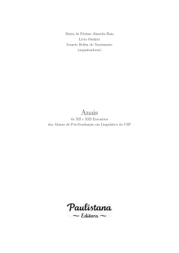 inacusatividade, auxiliaridade e propriedades de al&ccedil;amento com