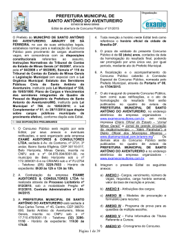 Edital - Exame Auditores & Consultores