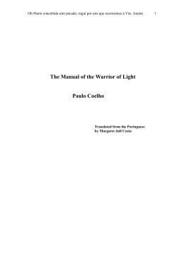 The Manual of the Warrior of Light Paulo Coelho