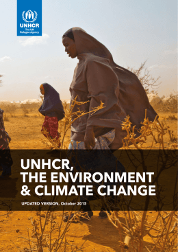 UNHCR, THE ENVIRONMENT & CLIMATE CHANGE