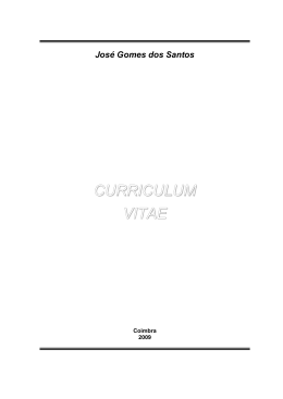 Descarregar CV completo - Universidade de Coimbra