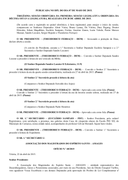 1 publicada no dpl do dia 07 de maio de 2015. trig&eacute;sima sess&atilde;o