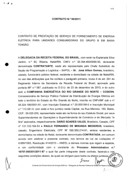 CONTRATO N.° 061201 1 CONTRATO DE