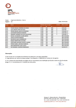 Engenharia Mecânica (diurno |pós